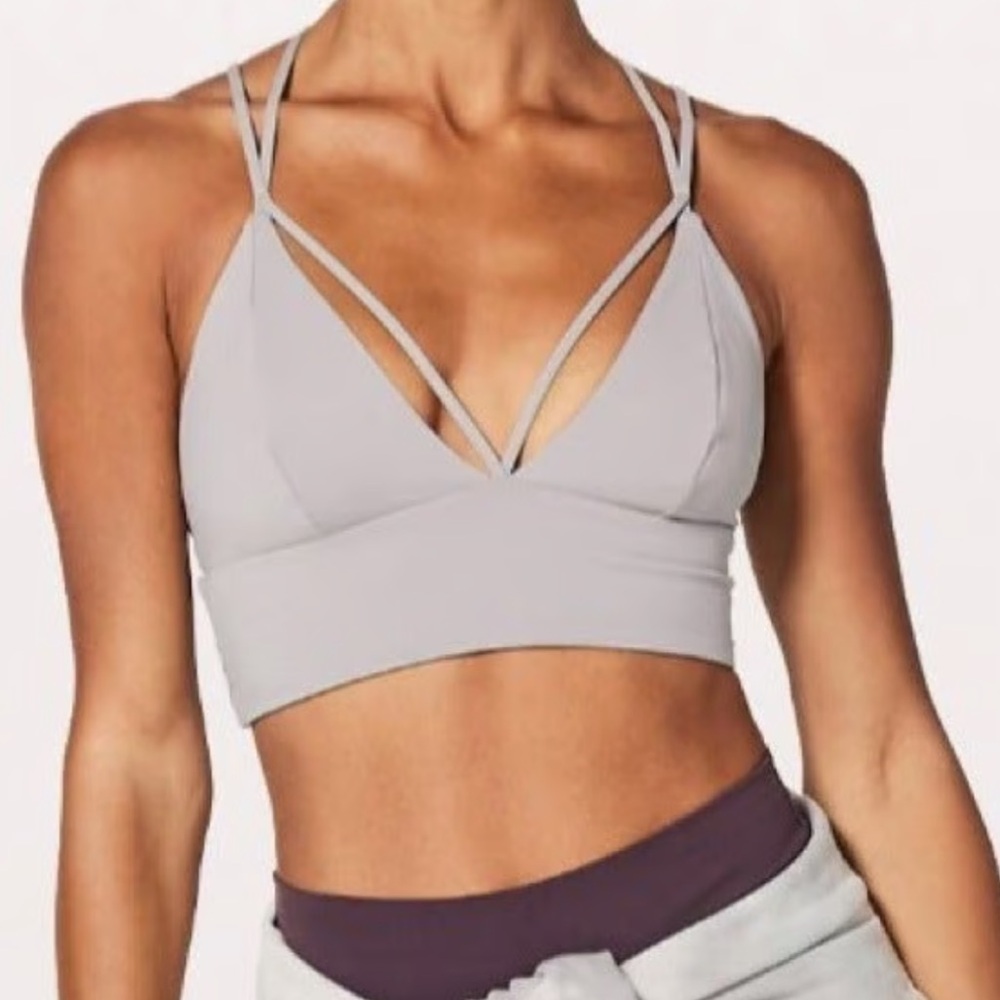 Lululemon Sports Bra Dark Chrome